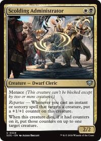 Scolding Administrator - Secrets of Strixhaven - Magic: The Gathering card