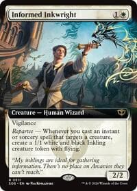 Informed Inkwright (Extended Art) - Secrets of Strixhaven - Magic: The Gathering card