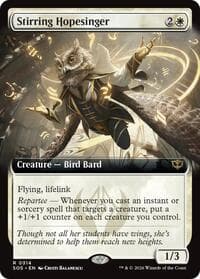 Stirring Hopesinger (Extended Art) - Secrets of Strixhaven - Magic: The Gathering card