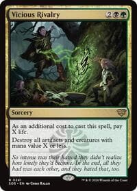 Vicious Rivalry - Secrets of Strixhaven - Magic: The Gathering card