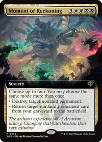 Moment of Reckoning (Extended Art) - Secrets of Strixhaven - Magic: The Gathering card