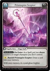 Prismspire Scepter - Promotional Cards - Grand Archive TCG card