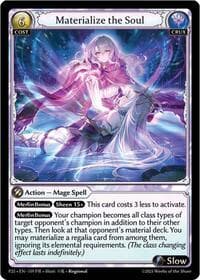 Materialize the Soul - Promotional Cards - Grand Archive TCG card