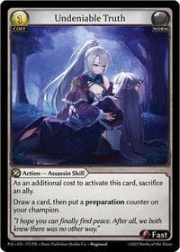 Undeniable Truth - Promotional Cards - Grand Archive TCG card