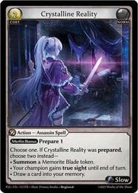 Crystalline Reality - Promotional Cards - Grand Archive TCG card