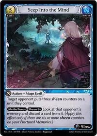 Seep Into the Mind - Promotional Cards - Grand Archive TCG card