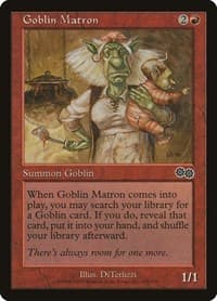 Goblin Matron - Urza's Saga - Magic: The Gathering card