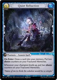 Quiet Refraction - Promotional Cards - Grand Archive TCG card