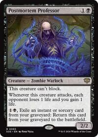Postmortem Professor - Secrets of Strixhaven - Magic: The Gathering card