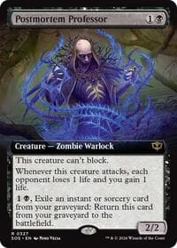 Postmortem Professor (Extended Art) - Secrets of Strixhaven - Magic: The Gathering card