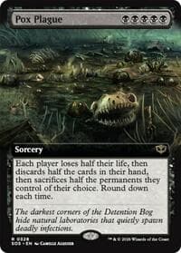 Pox Plague (Extended Art) - Secrets of Strixhaven - Magic: The Gathering card