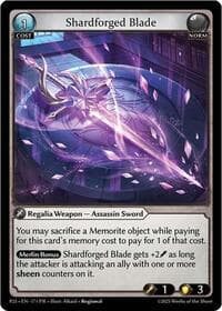 Shardforged Blade - Promotional Cards - Grand Archive TCG card