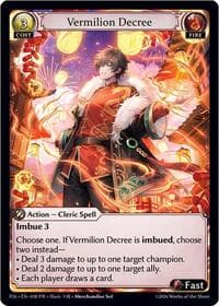 Vermilion Decree - Promotional Cards - Grand Archive TCG card