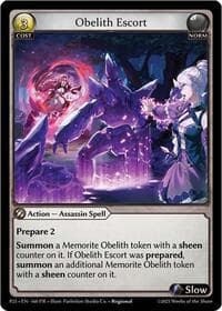 Obelith Escort - Promotional Cards - Grand Archive TCG card
