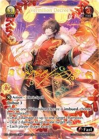 Vermilion Decree (CPR) - Promotional Cards - Grand Archive TCG card