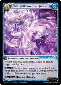 Stand Before the Queen - Promotional Cards - Grand Archive TCG card
