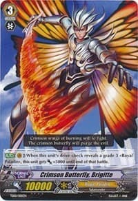 Crimson Butterfly, Brigitte (Non-Holo) - Trial Deck 1: Blaster Blade - Cardfight Vanguard card