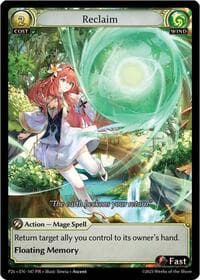 Reclaim (147) - Promotional Cards - Grand Archive TCG card