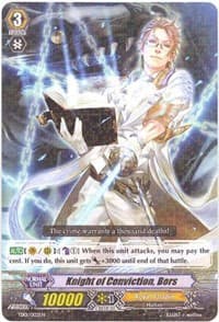 Knight of Conviction, Bors - Trial Deck 1: Blaster Blade - Cardfight Vanguard card