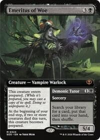 Emeritus of Woe (Extended Art) - Secrets of Strixhaven - Magic: The Gathering card