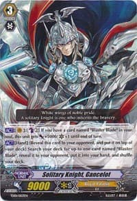 Solitary Knight, Gancelot - Trial Deck 1: Blaster Blade - Cardfight Vanguard card