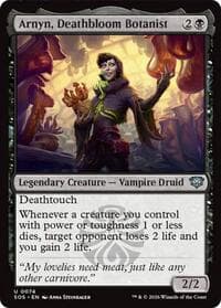 Arnyn, Deathbloom Botanist - Secrets of Strixhaven - Magic: The Gathering card