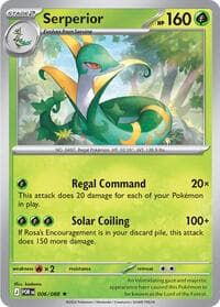 Serperior - 006/088 (Non-Holo) - Deck Exclusives - Pokemon card