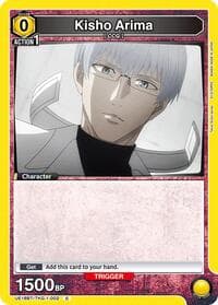 Kisho Arima (002) - UE18BT: Tokyo Ghoul - Union Arena card