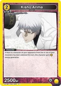 Kisho Arima (003) - UE18BT: Tokyo Ghoul - Union Arena card