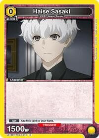Haise Sasaki (013) - UE18BT: Tokyo Ghoul - Union Arena card