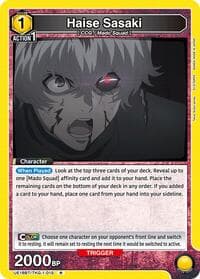 Haise Sasaki (015) - UE18BT: Tokyo Ghoul - Union Arena card