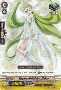 Yggdrasil Maiden, Elaine - Trial Deck 1: Blaster Blade - Cardfight Vanguard card