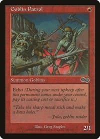Goblin Patrol - Urza's Saga - Magic: The Gathering card