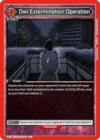 Owl Extermination Operation - UE18BT: Tokyo Ghoul - Union Arena card