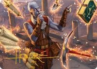 Dig Site Inventory Art Card (Gold-Stamped Signature) - Art Series: Secrets of Strixhaven - Magic: The Gathering card