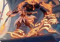 Interjection Art Card - Art Series: Secrets of Strixhaven - Magic: The Gathering card