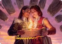 Joined Researchers Art Card (Gold-Stamped Signature) - Art Series: Secrets of Strixhaven - Magic: The Gathering card