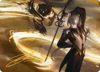 Rapier Wit Art Card (Gold-Stamped Signature) - Art Series: Secrets of Strixhaven - Magic: The Gathering card