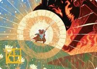 Repel Calamity Art Card (Gold-Stamped Signature) - Art Series: Secrets of Strixhaven - Magic: The Gathering card
