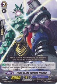 Titan of the Infinite Trench - Trial Deck 7: Descendants of the Marine Emperor - Cardfight Vanguard card