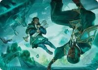Divergent Equation Art Card - Art Series: Secrets of Strixhaven - Magic: The Gathering card