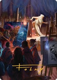 Archaeomancer Art Card (Gold-Stamped Signature) - Art Series: Secrets of Strixhaven - Magic: The Gathering card