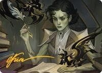 Eternal Student Art Card (Gold-Stamped Signature) - Art Series: Secrets of Strixhaven - Magic: The Gathering card