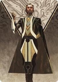 Ral Zarek, Guest Lecturer Art Card - Art Series: Secrets of Strixhaven - Magic: The Gathering card