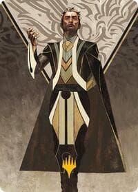 Ral Zarek, Guest Lecturer Art Card (Gold-Stamped Planeswalker Symbol) - Art Series: Secrets of Strixhaven - Magic: The Gathering card