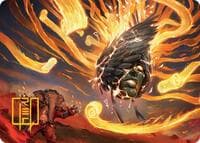 Flashback Art Card (Gold-Stamped Signature) - Art Series: Secrets of Strixhaven - Magic: The Gathering card