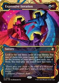 Expressive Iteration - Secrets of Strixhaven: Mystical Archive - Magic: The Gathering card