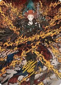 Jeska's Will Art Card (Gold-Stamped Signature) - Art Series: Secrets of Strixhaven - Magic: The Gathering card