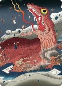 Subterranean Tremors Art Card - Art Series: Secrets of Strixhaven - Magic: The Gathering card
