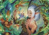 Lumaret's Favor Art Card - Art Series: Secrets of Strixhaven - Magic: The Gathering card